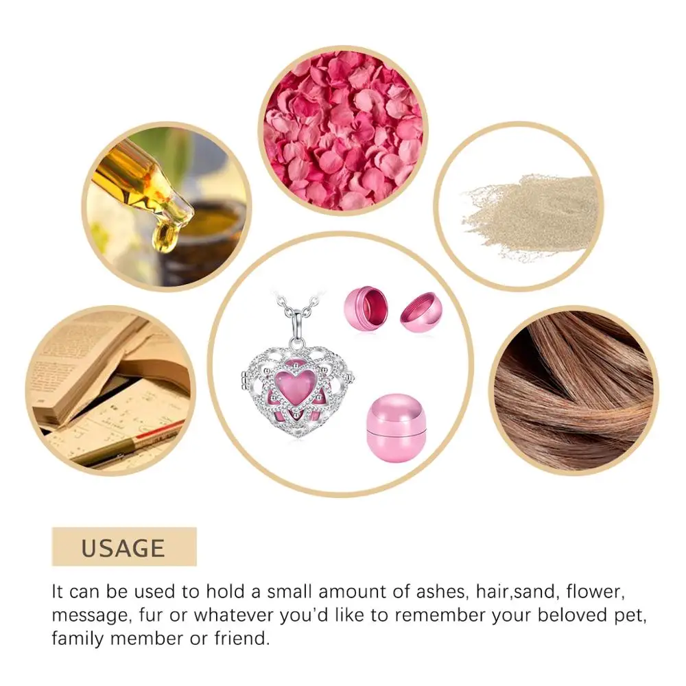 Eudora памятный кулон для праха и урны из нержавеющей стали | Украшения аксессуары