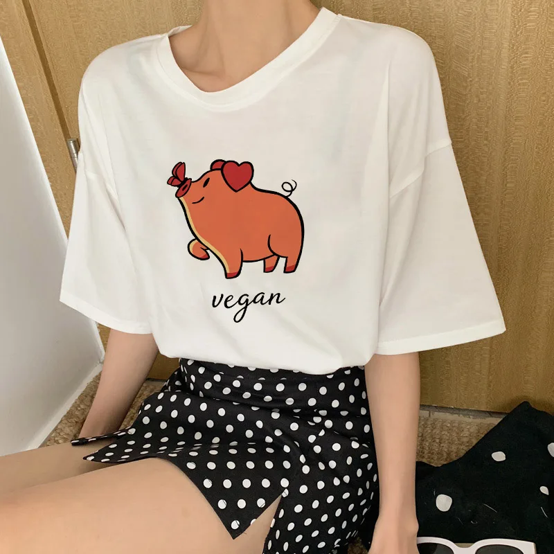 Эффектная женская футболка с надписью «Vegan Love», «Save The Bees», короткий рукав, Ulzzang, винтажная уличная одежда в стиле Харадзюку, графические футболки, топы больших размеров