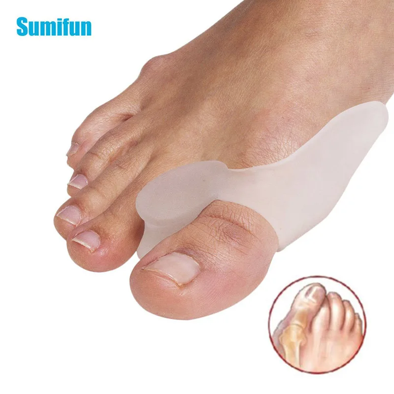 

10pcs Silicone Gel Big Toe Separators Thumb Bunion Pain Relief Hallux Valgus Corrector Foot Pedicure Tool D2202
