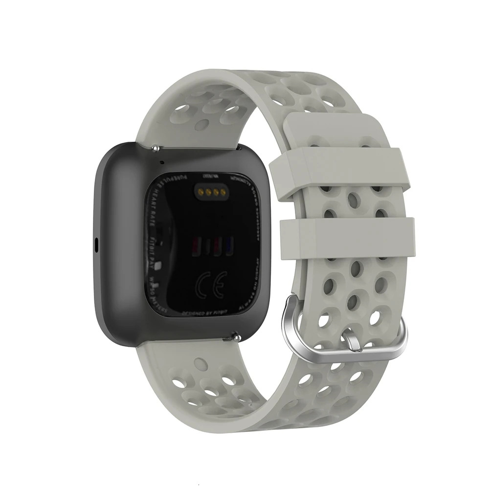 Сменный ремешок для Fitbit Versa 2, мягкий силиконовый водонепроницаемый ремешок на запястье, спортивные аксессуары, ремешок для Fitbit Versa/Versa 2, ремешок