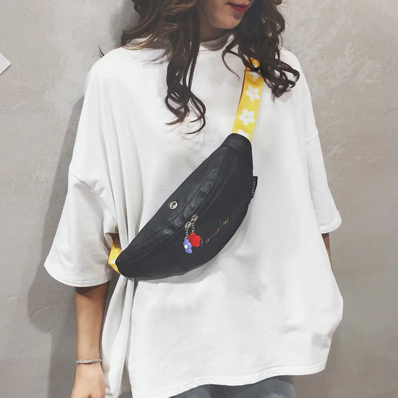 Спортивная поясная сумка из искусственной кожи для женщин повседневные