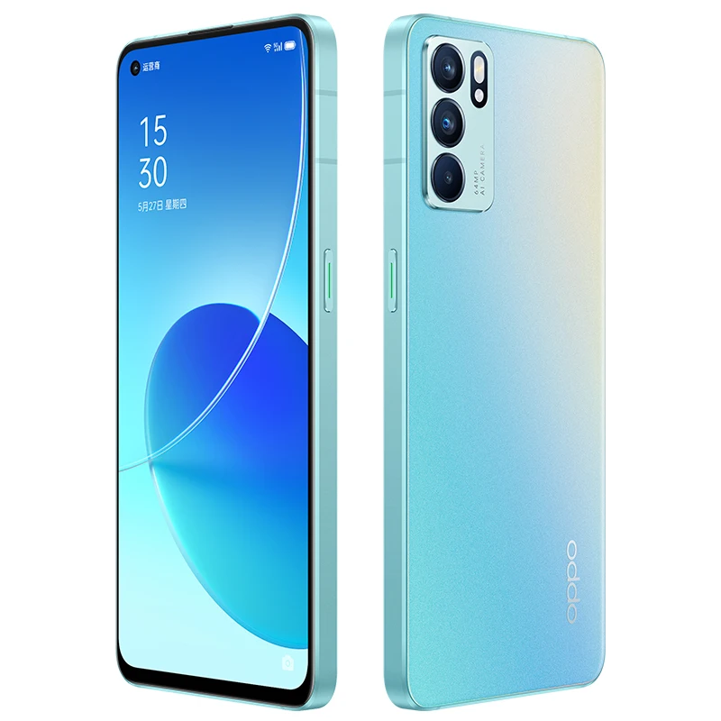 Смартфон Oppo Reno 6 телефон на базе Android диагональ 5G дюйма 90 Гц 65 Вт с распознаванием