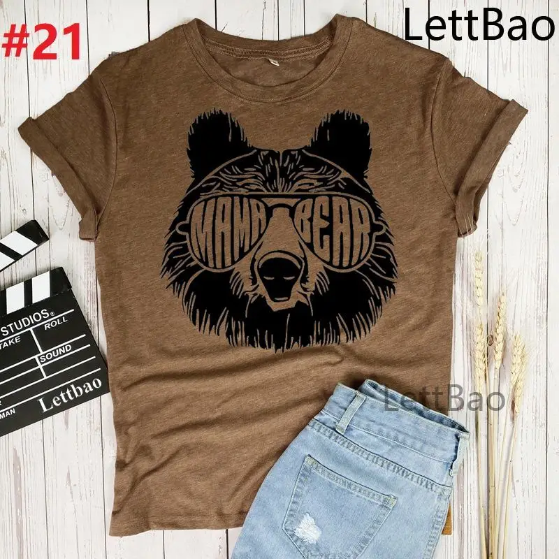 

Mama» («Маша и Медведь» футболки для женщин модные эстетические, футболка в стиле панк повседневные Харадзюку уличная одежда в готическом сти...