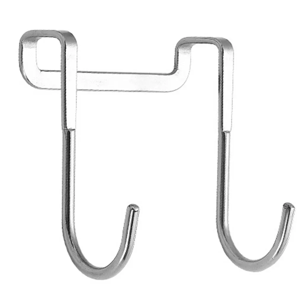 

Stainless Steel Bedside Cabinet Door Hook Dormitory Double Hook S Type Hook Wall Hanging Kitchen Rack