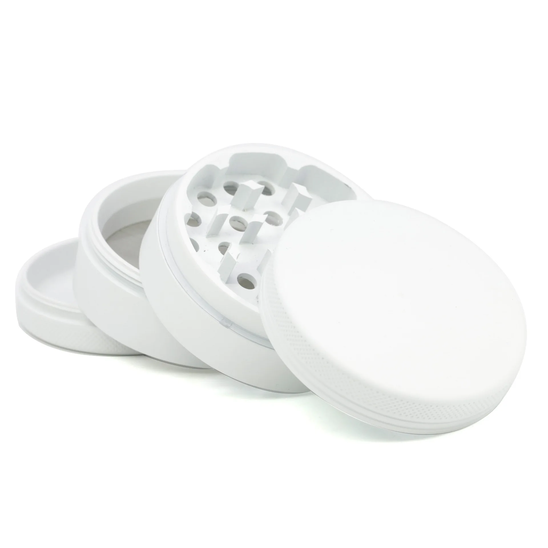 63 мм 4-слойная измельчитель для табака фреза белого цвета дыма металлическая