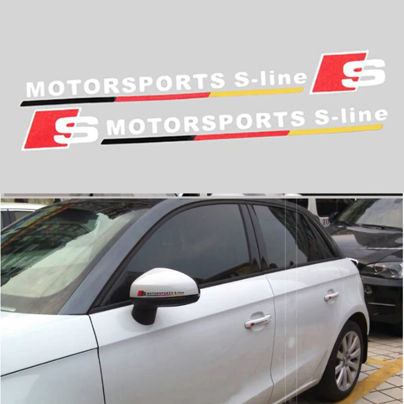 2 шт наклейки на зеркало заднего вида автомобиля Автоспорт значок для стикера