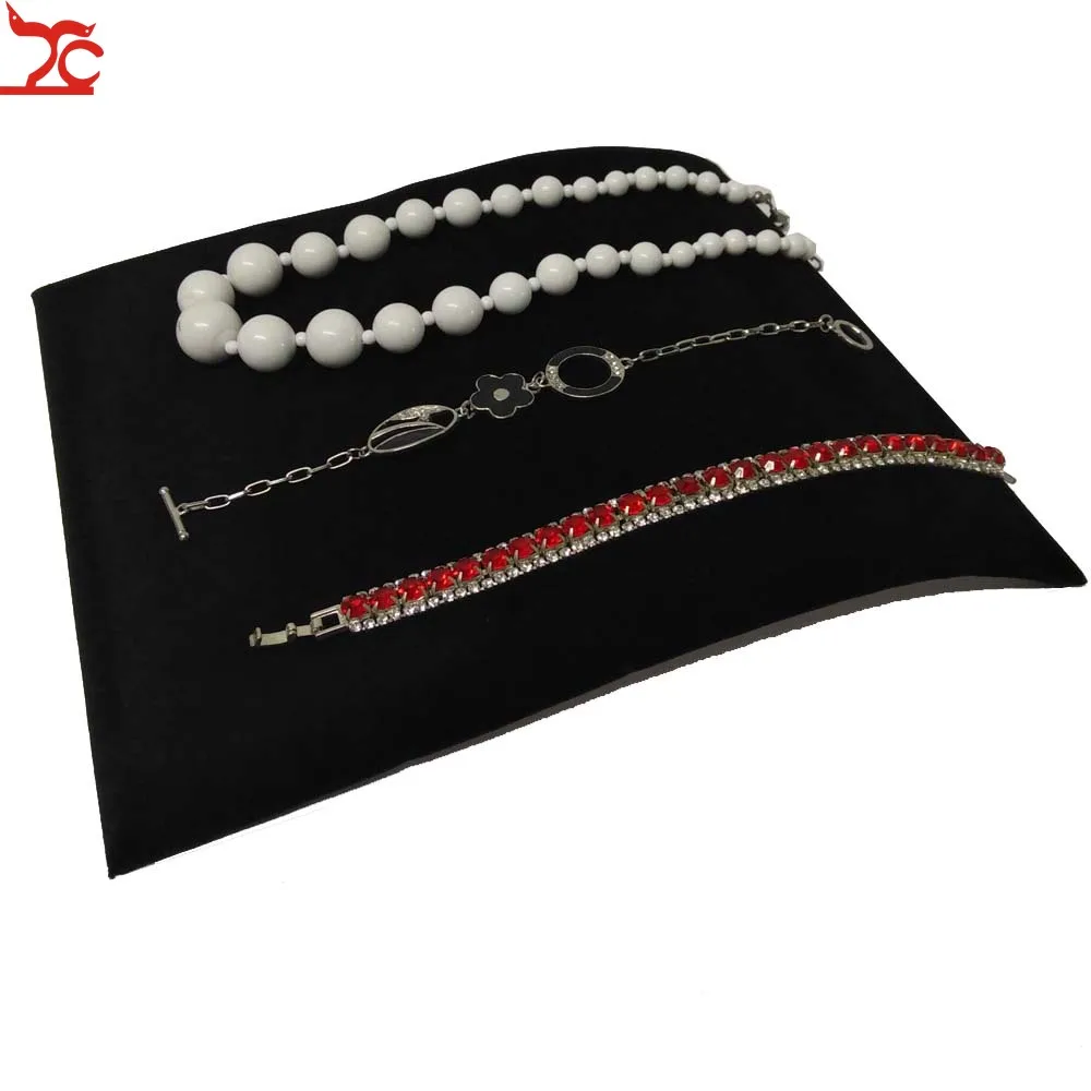 Простая черная бархатная Подвеска для ожерелья браслета женская подвеска