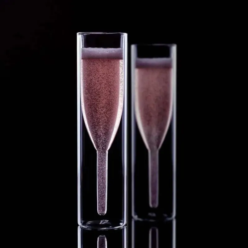 2/3/5pcs Luxury Flutes Double-layer Champagne Glass Innovative Transparent Clear Wine XHC88 | Дом и сад