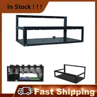 in stock steel open air miner mining frame rig case up to 6 gpu for bitcoin crypto coin currency mining digital currency virtual