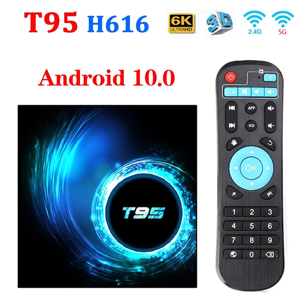 Оригинальная ТВ приставка T95 на android bluetooth 5 0 2 4g и телефон Wi Fi 128g 3D Voice16g 32 ГБ 64 4k