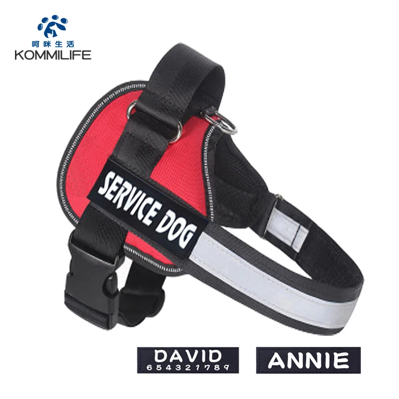 Нейлоновый персонализированный поводок для собак светоотражающий регулируемый