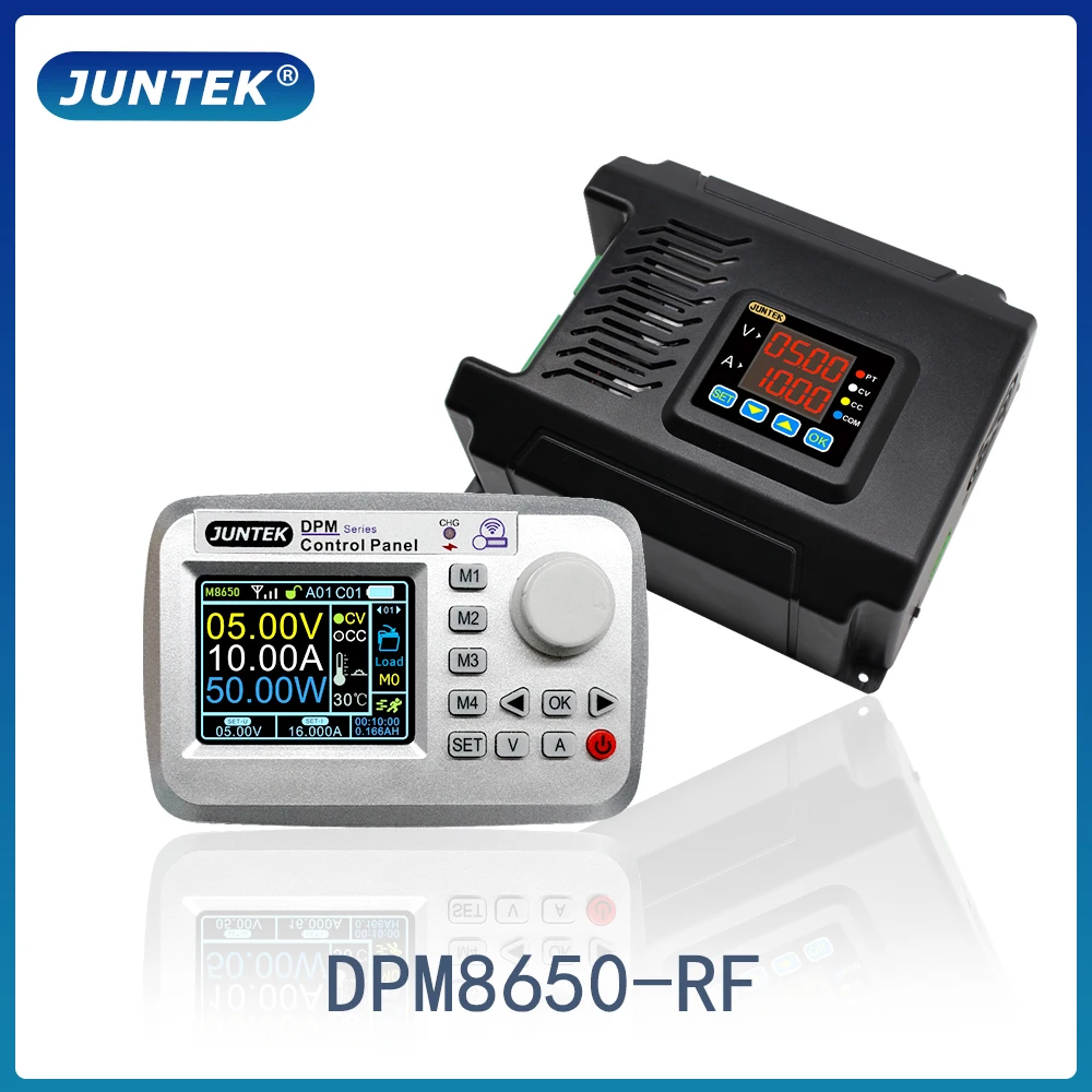 

JUNTEK DPM8650-RF Программируемый понижающий преобразователь 0-60В 0-50А