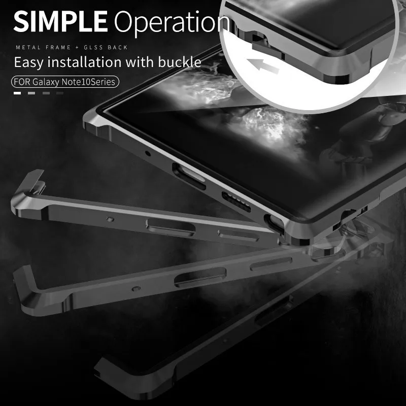 Роскошный высококачественный алюминиевый металлический бампер + задняя крышка