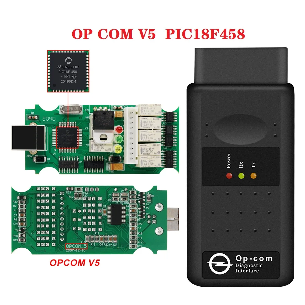Для Opel OP COM 1 70 flash прошивка обновление диагностики автомобиля для OP-COM 95 PIC18F458 CAN BUS