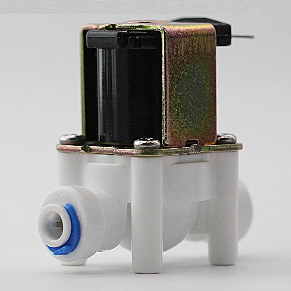 Электромагнитный клапан 1/4 дюйма быстрое подключение 12 В постоянного тока подачи