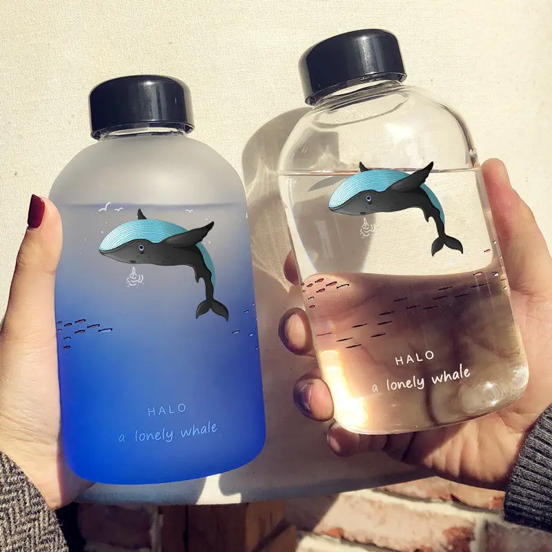 Матовое стекло Женская и Мужская большая емкость Корейская креативная