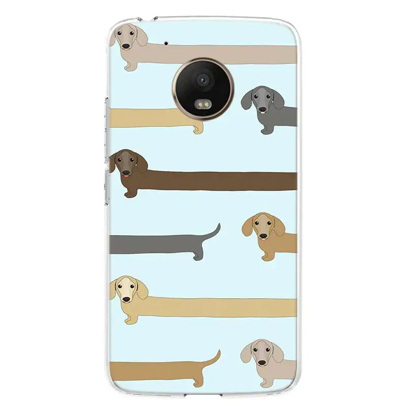 dachshund dog phone case for motorola g9 play g8 plus g30 g7 power capa moto one vision fusion g6 g5 e6 e5 cover shell free global shipping