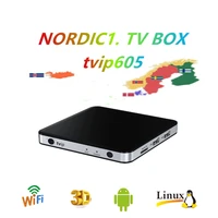 tvip605 nordic one nordic tv android and linux system dual systerm set top box and nordic one smart tv box