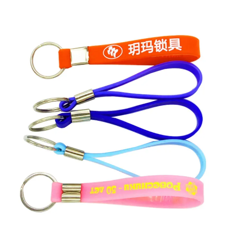 100PCS Custom Product Key Chains silicone bracelets wristbands for events Activities Competition Concert Free Printing Logo | Мобильные