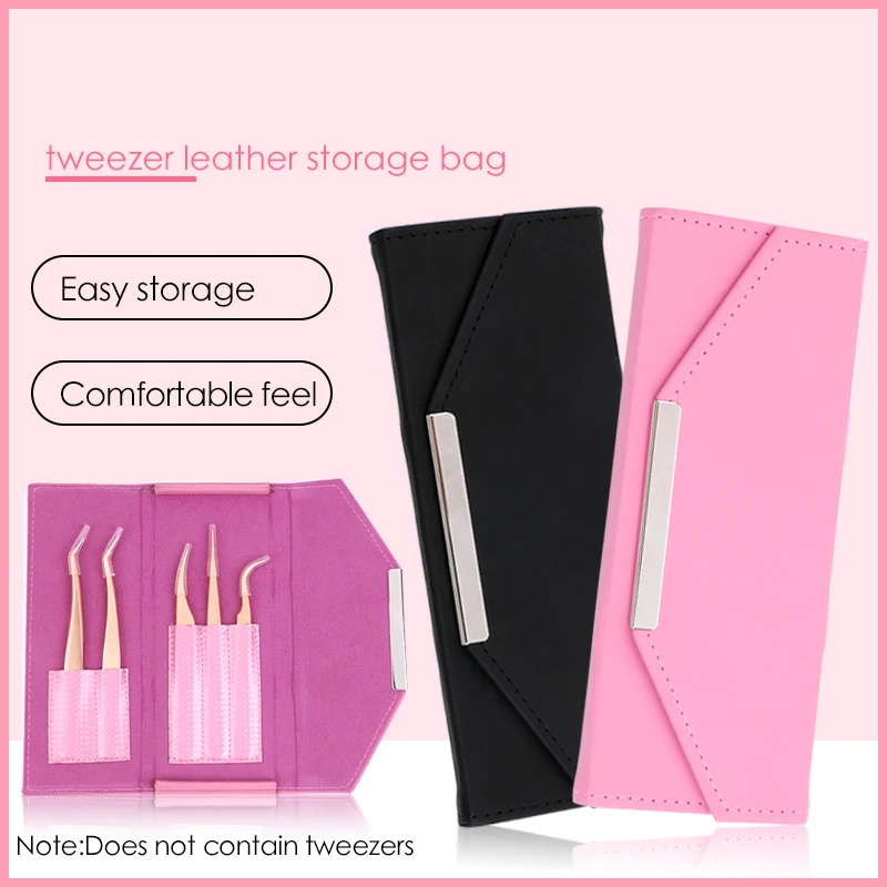 Набор пинцетов для макияжа ресниц футляр удлинения и хранения косметических