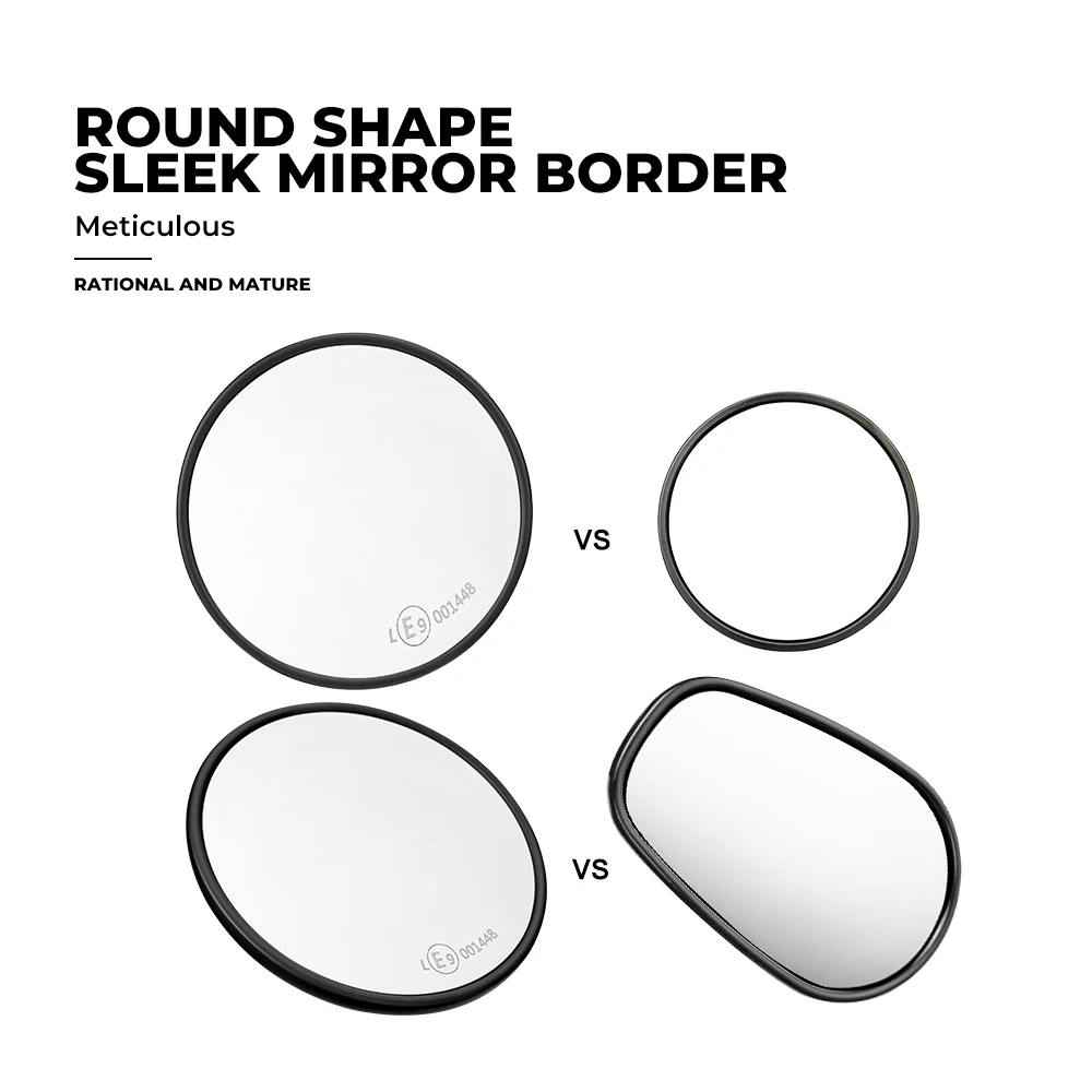 Зеркало заднего вида для мотоцикла универсальное зеркало скутера Harley Softail Dyna Street