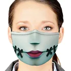 Забавные женские маски для взрослых с изображением ведьмы рта, защита лица, защита от пыли, ветра, мужская маска для косплея, костюм для вечеринки, дышащий, сохраняющий тепло