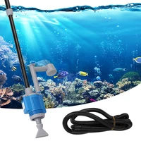 gravel cleaner siphon 28w electric aquarium fish tank water change pump eu plug filter pumps water changer cleaning tool