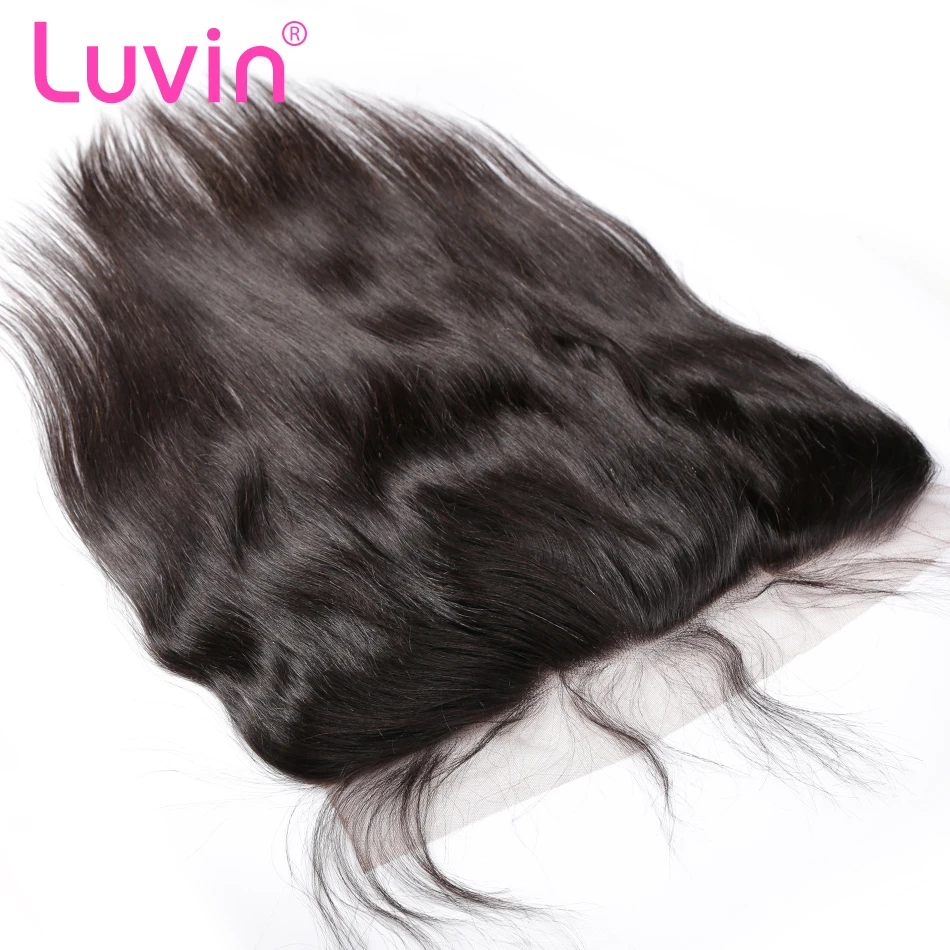 Luvin Remy 28 30 32 40 дюймов бразильские прямые человеческие волосы плетение 3 4 пряди с 13x4
