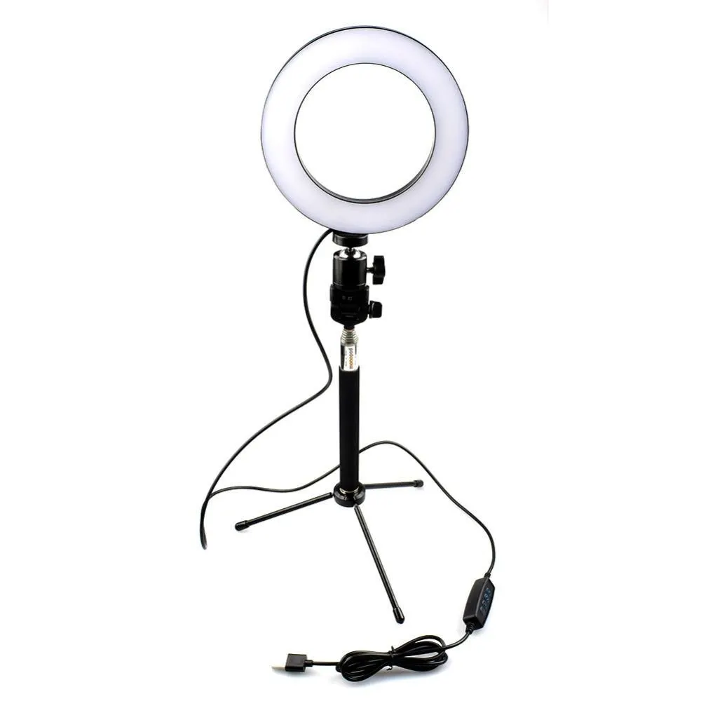 Кольцевой светильник 10 2 дюйма со штативом и держателем для