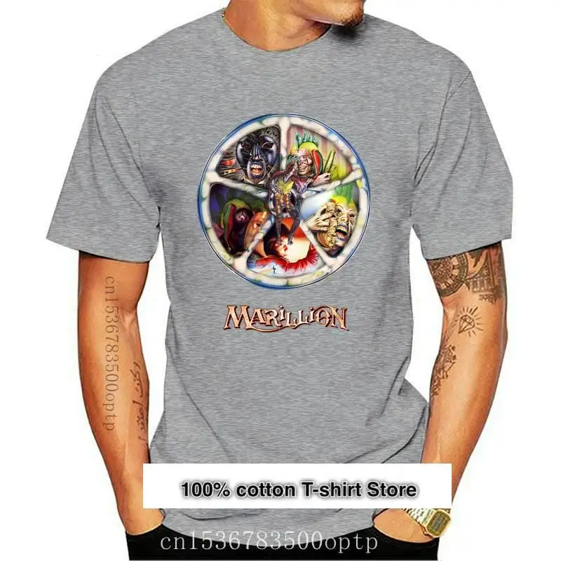 

Camiseta de manga corta para hombre, camisa con estampado de Marillion, nueva