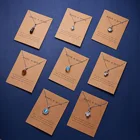 Колье с подвеской в виде дельфина Rinhoo, 7,5*10 см, из натурального камня