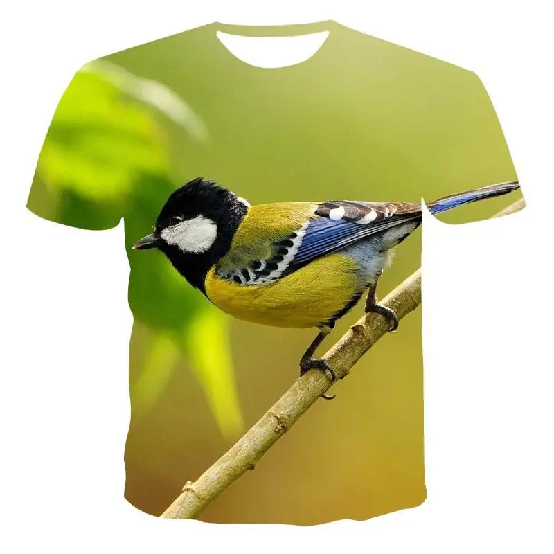 

New Animal Round Neck T-Shirt Men'S High Quality Men'S T-Shirt Short Sleeve Butterfly Pattern 3d Printing Fashion Handsome Men'S
