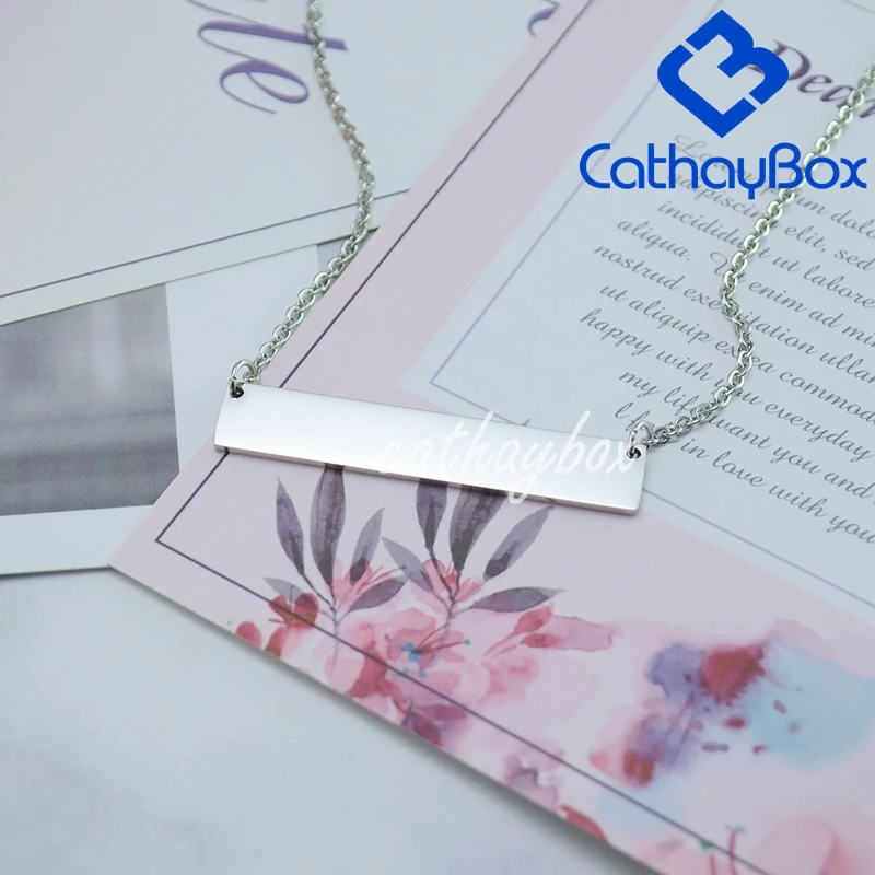 Женское ожерелье с подвеской из нержавеющей стали золотого цвета розового