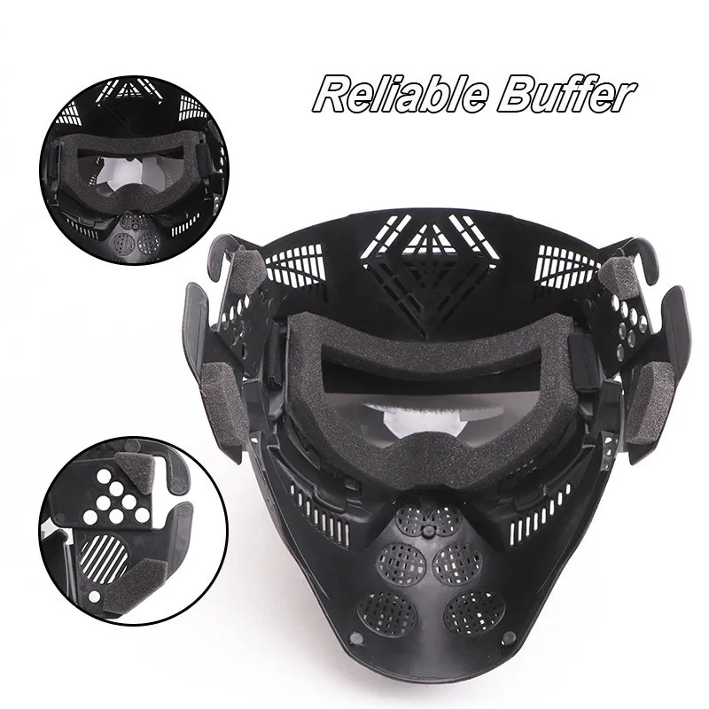 Тактическая Маска на все лицо защитные маски для военных игр страйкбола