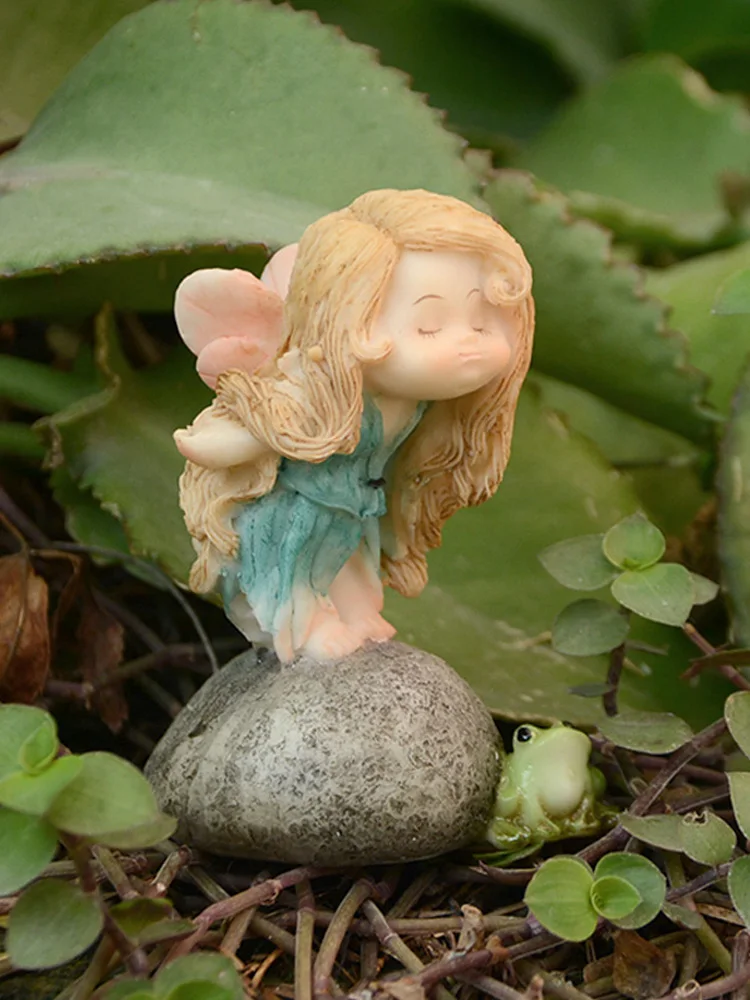 Креативные милые мини фигурки Русалочки с мультяшными животными Цветочная фея