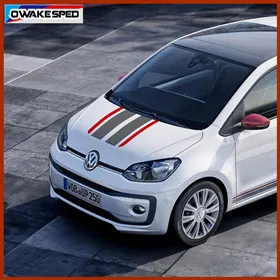 Автомобильная Наклейка для Volkswagen UP E-UP Спортивная боковая юбка полосы Авто тело индивидуальные наклейки подходят на 3-5 наружная дверь аксессуары