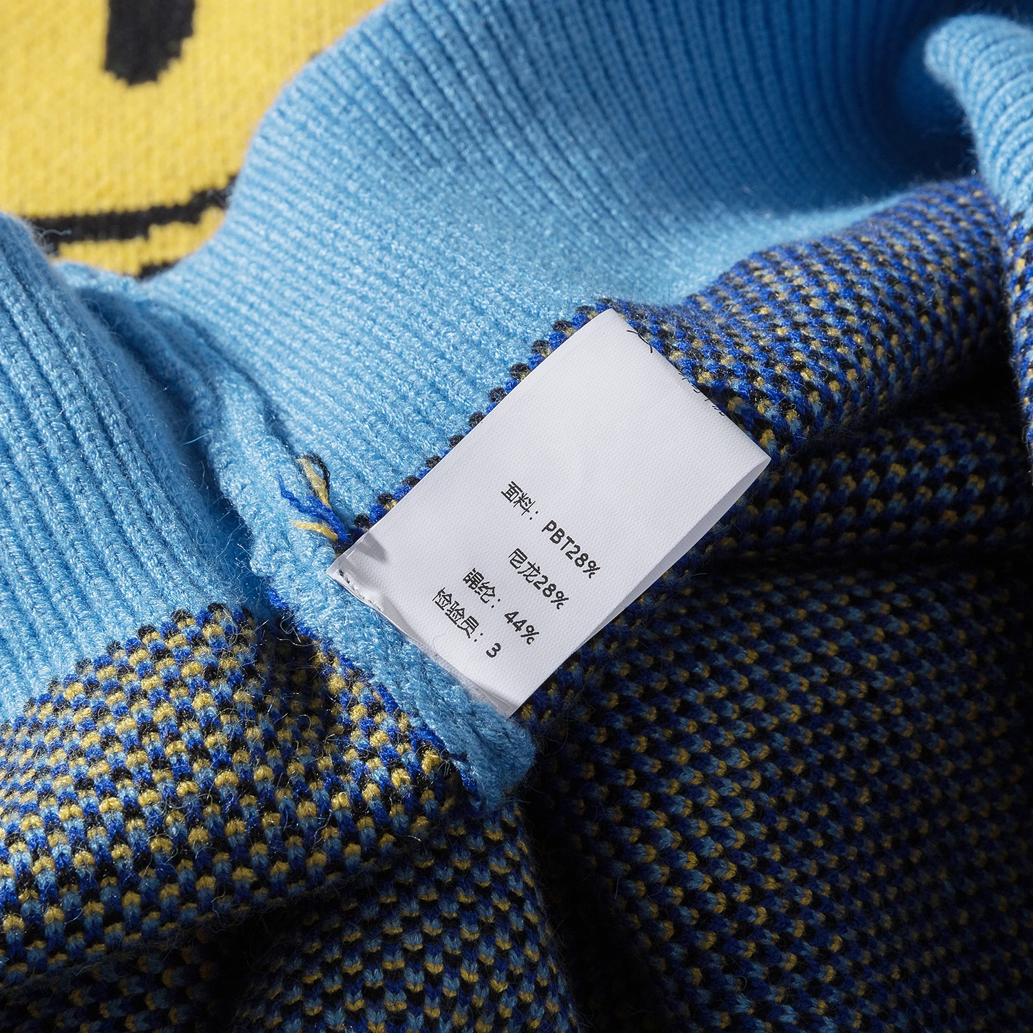 

Sweater Men Casual Pullover Men Autumn Loose Long Sleeve Knitted Sweaters Cartoon smiley Men Pull Homme