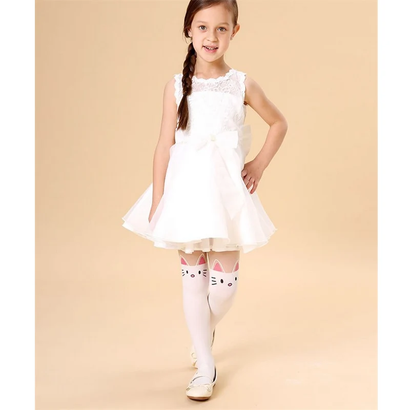 Мультяшные колготки для девочек детские бархатные чулки хлопковые танцев с