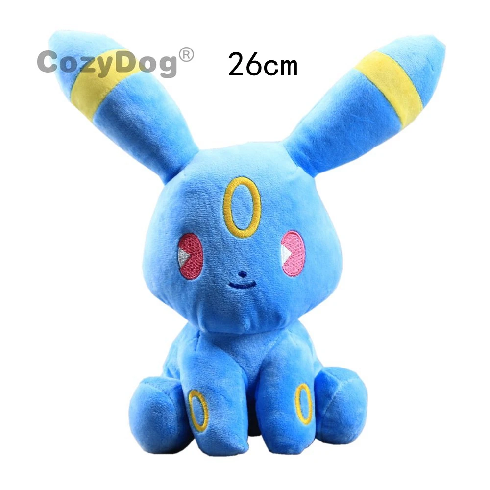 Umbreon 10 стилей Иви и Пикачу Плюшевые игрушки куклы Мягкие животные плюшевые игрушки 22-25 см Vaporeon Leafeon Плюшевые куклы дети мальчик подарок - Цвет: Umbreon