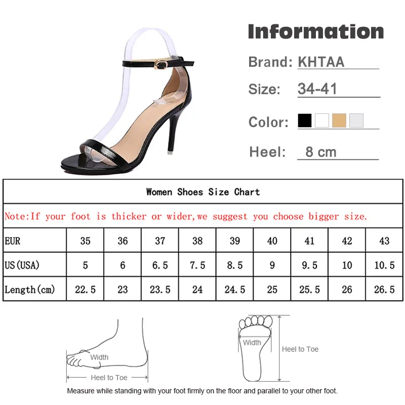 

Summer Women High Heel Sandals Sexy Open Toe Fashion Sandalias Heel Pumps Female Ankle Strap Party Wedding Ladies Shoes