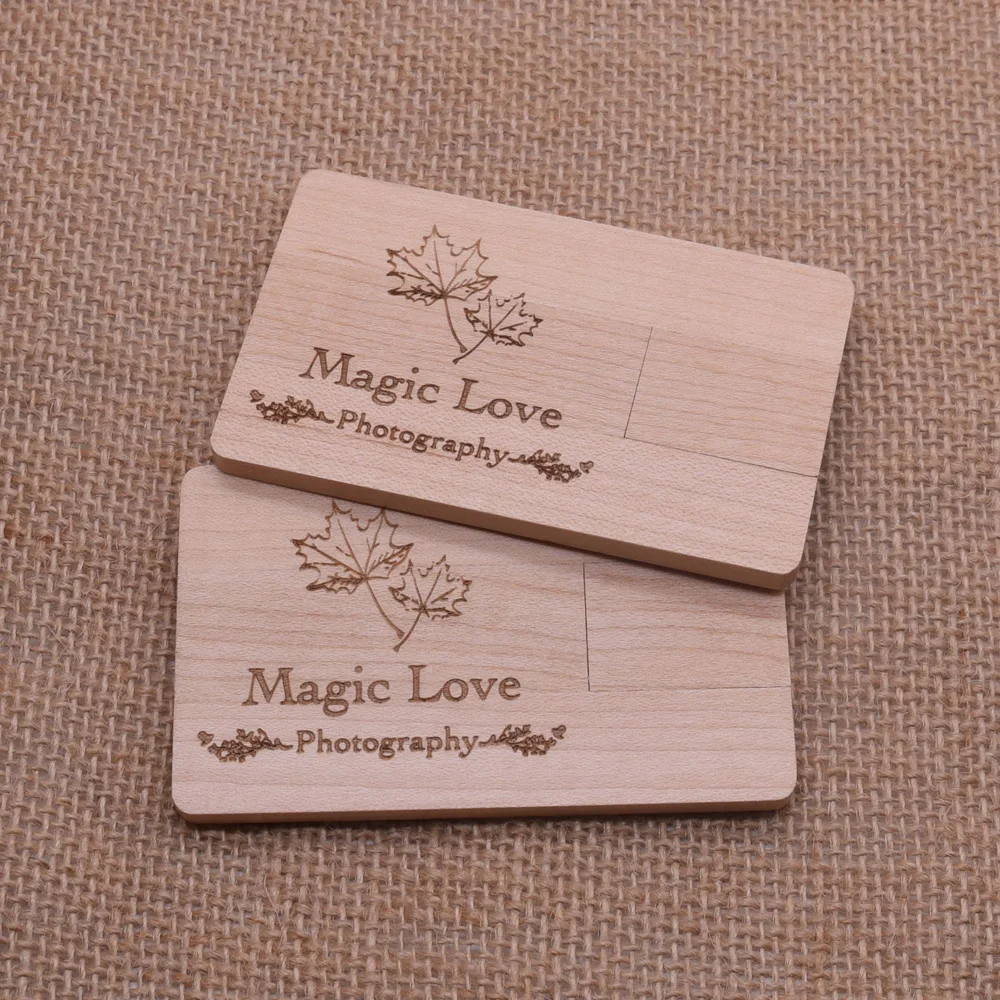 Специальная деревянная карта портативный USB флэш-накопитель 32 Гб 64 128 ГБ