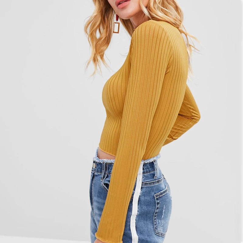 

Sexy Crop Knitted Sweater Women Jumper Winter 2020 Pullover Fashion Knit Streetwear Loose Black Casual Christmas Sweaters Female