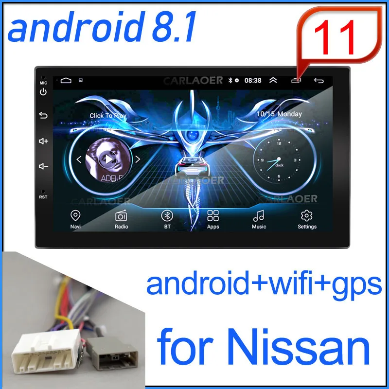 android nissan 2 Din Автомагнитолы " hd-плеер 2Din Сенсорный экран автомобиля видео мультимедийные плееры аудио стерео Зеркало Ссылка для телефона магнитола 2 din - Цвет: android nissan