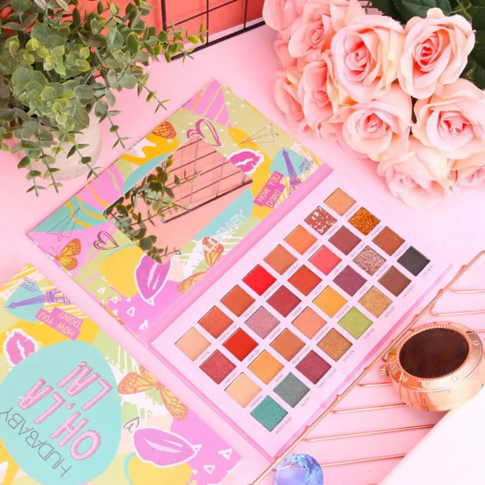 32 Цвета Тени для век пластина матовые мерцающие нежные многоцветные