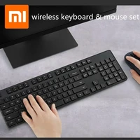 xiaomi wireless keyboard mouse set wireless office keyboard 104 keys rf 2 4ghz for windows pc compatible usb game keyboard