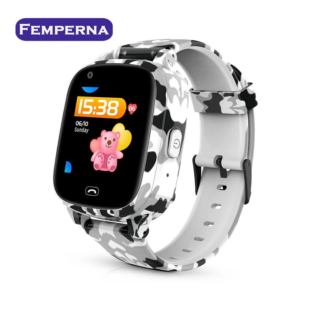 Femperna LEC2PRO Детские умные часы 4G IP67 водонепроницаемые SOS один ключ для помощи двусторонний разговор умные часы для Android IOS