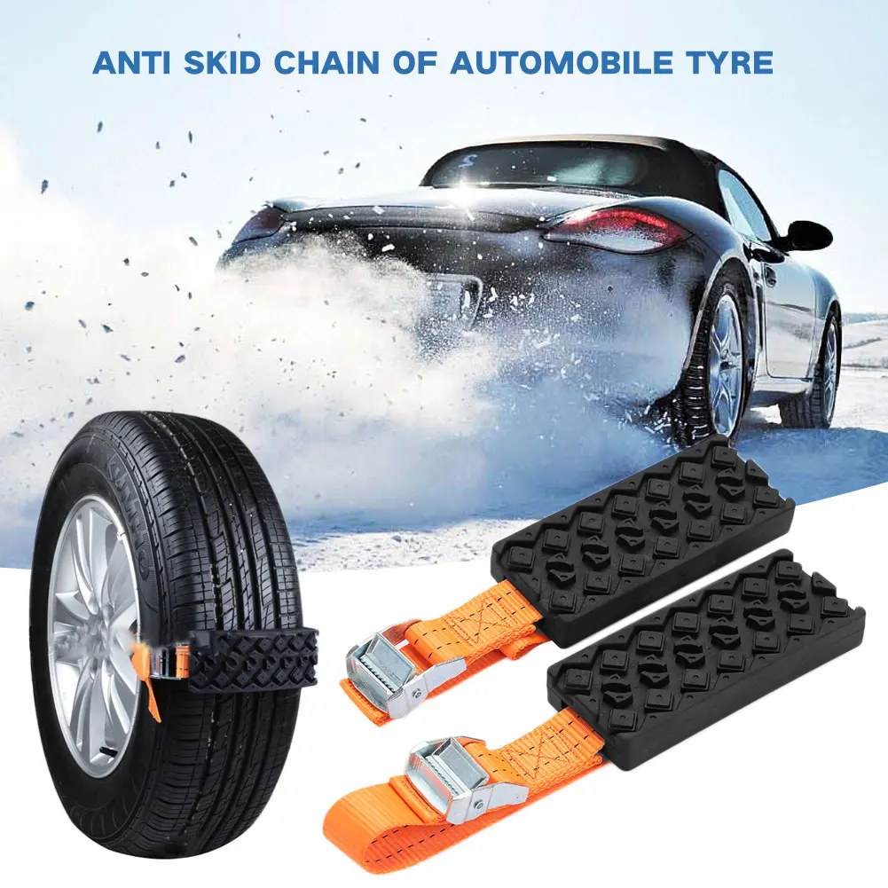 

2021 Snow Chain Universal Mud Snow Tire Chain Emergency Relief Ice Breaking Thick TPU Not Hurt The Tires Snow Chains For Cars