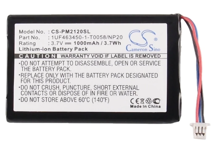 

Cameron Sino 1000mAh Battery for Pure/Cisco/Flip F360/F360B, M2120/M2120M, Mino HD+, MinoHD 2rd