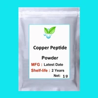 copper peptide powderghk cu glycyl l histidyl l lysineimprove skin elasticity and delay agingcosmetic grade blue