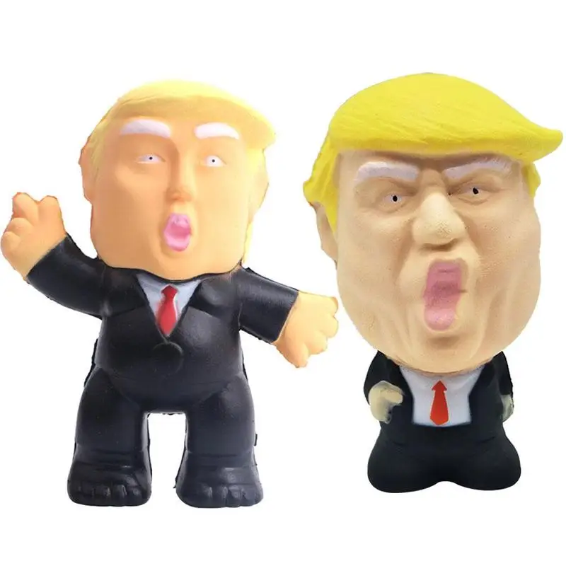 

New product creative pu slow rebound squishy Trump avatar president vent vent decompression toy